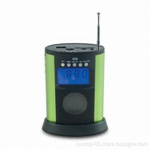 Stereo Mini Speaker, Made of Plastic and Metal Shell